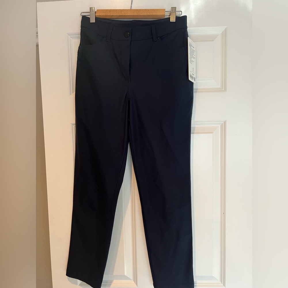 Lululemon City Sleek 5 pocket pant 7/8 length Deep Navy size 6 new with tag
